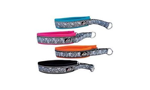 FINNERO OCEAN Martingale gepolstertes Hundehalsband